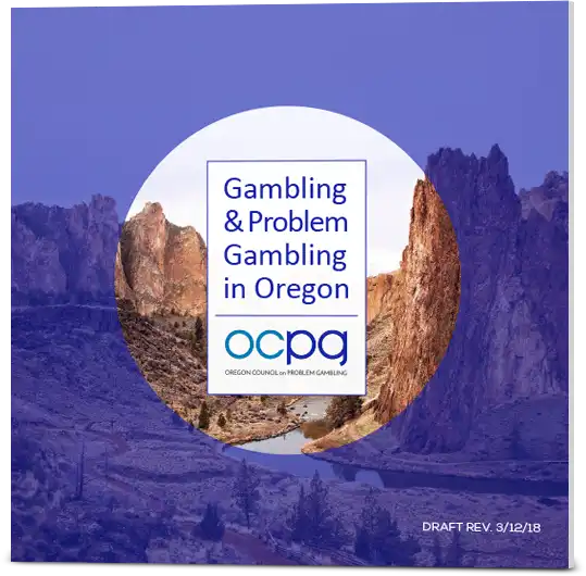 The cover of OCPG's Gambling & Problem Gambling in Oregon Handbook